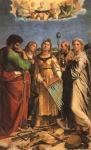 De H.Cecilia: naamgeefster an de Chaamse Harmonie !